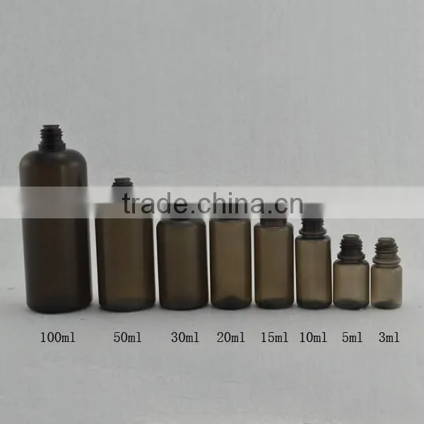 50 ml soft squeeze pe black dropper bottle for smoke oil