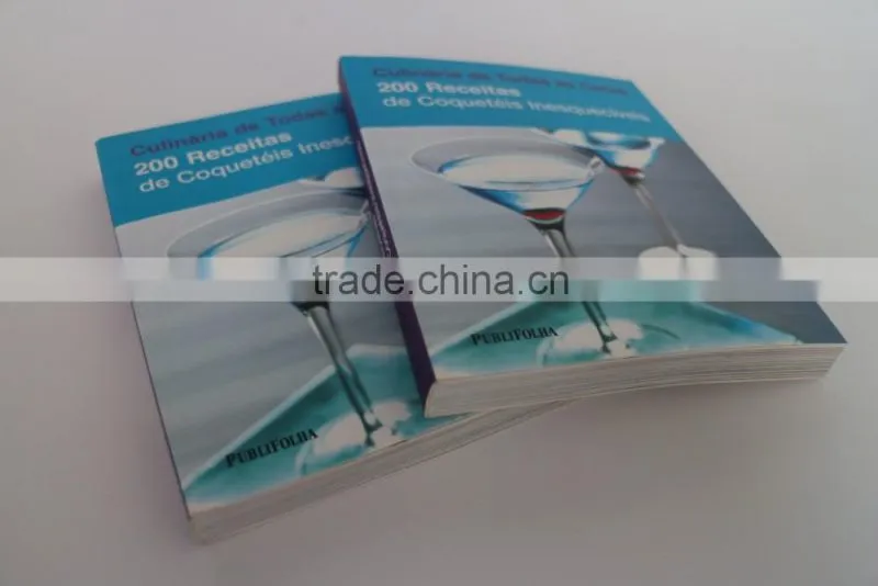cheap softcover food book printing