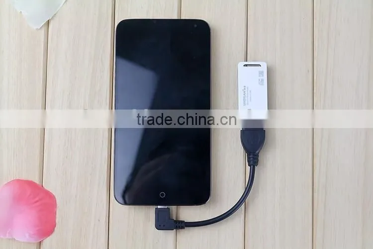 Right Angle Micro USB Host OTG Cable