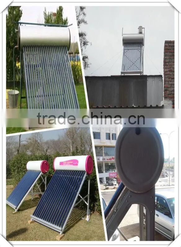 Non pressure Solar Water Heater With Assistant Tank