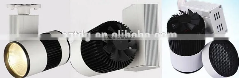 3 wire 4 wire 20w 30w 40w 50w 60W COB LED Track Spotlight dimmable with Smart Fan !