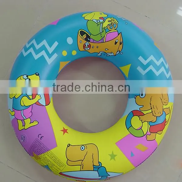 wholesale cute rainbow color unicorn swim ring float