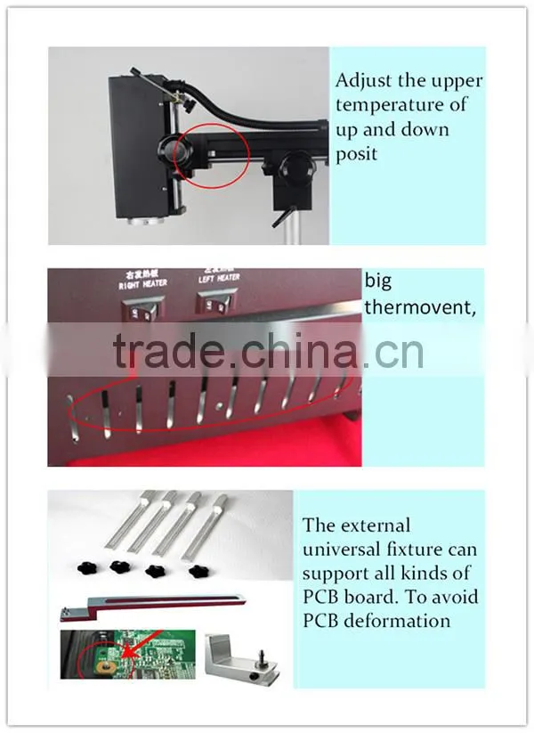 Dinghua factory direct sale mainboard chip xbox 360 vga bga repair,bga soldering tool DH-A08
