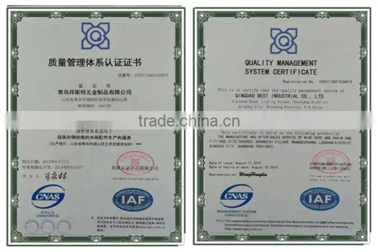 Wire rope fittings US type drop forged galvanized clips