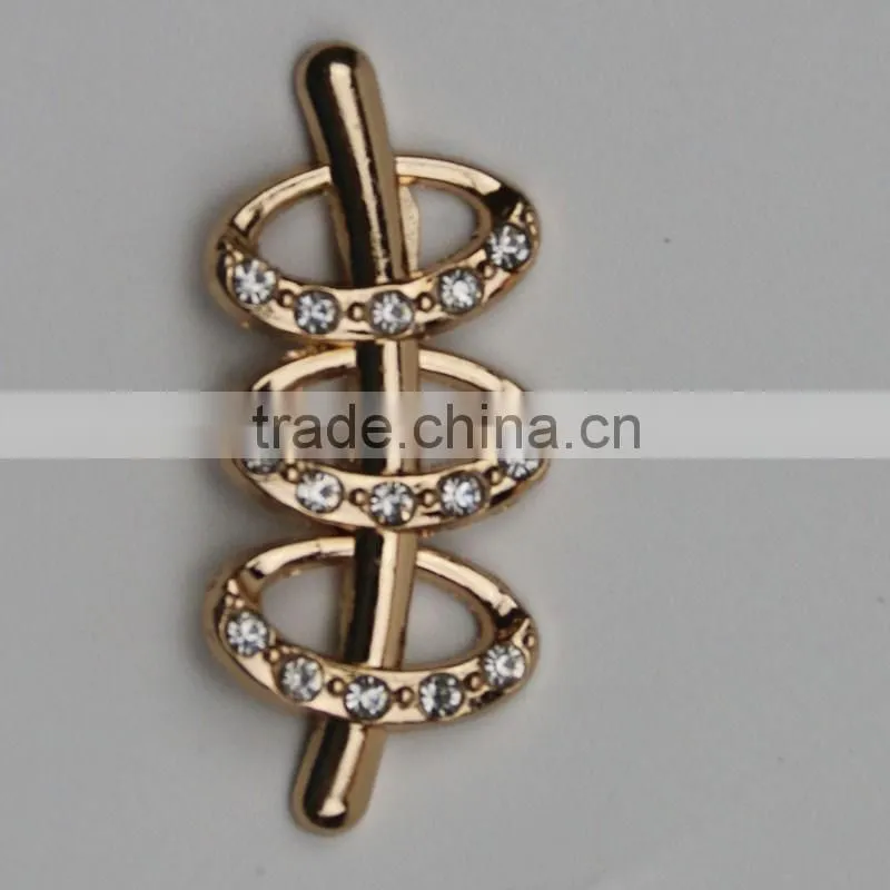 Stylish metal shoe buckle shoe parts accessories