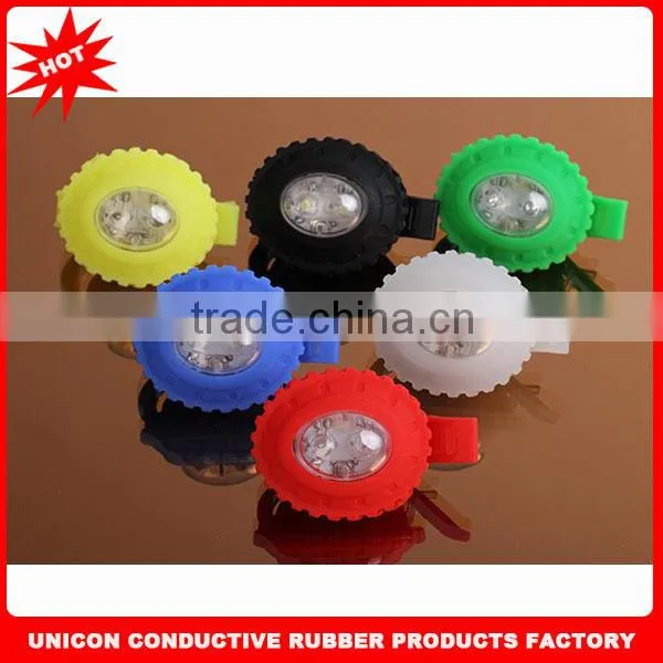 New arrival personalized funny silicone led bicycle light