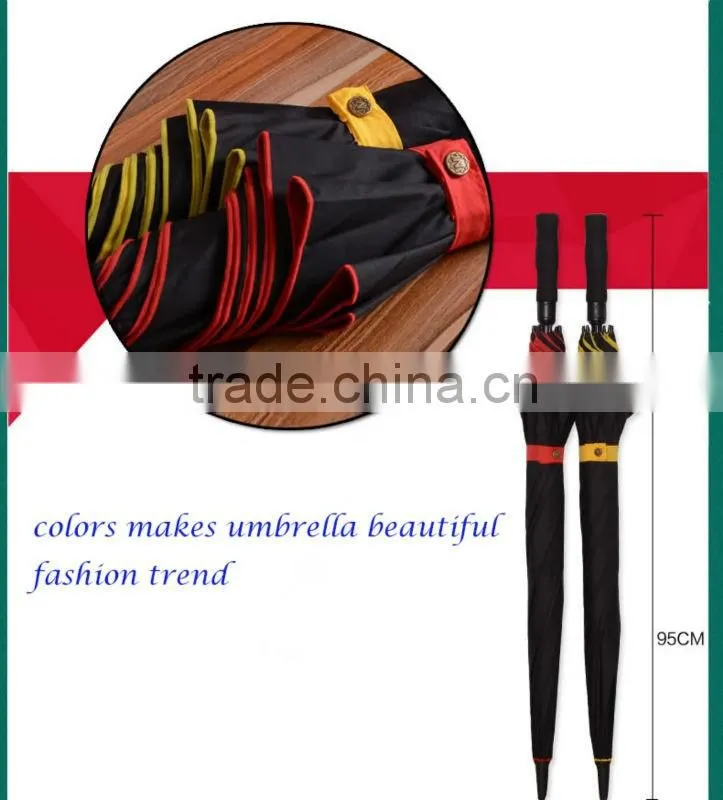 27 inch High Quality OEM New Design Golf Umbrella with Zipper