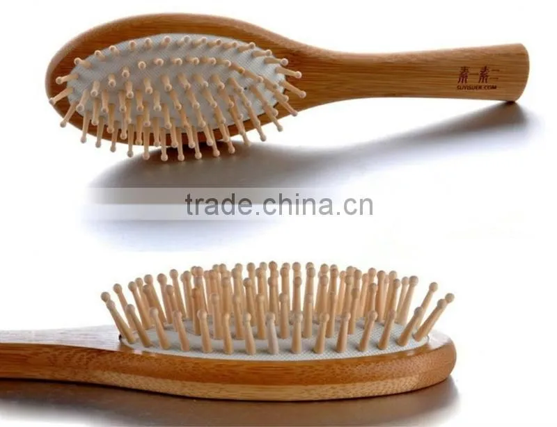 Bamboo hair brush wholesale