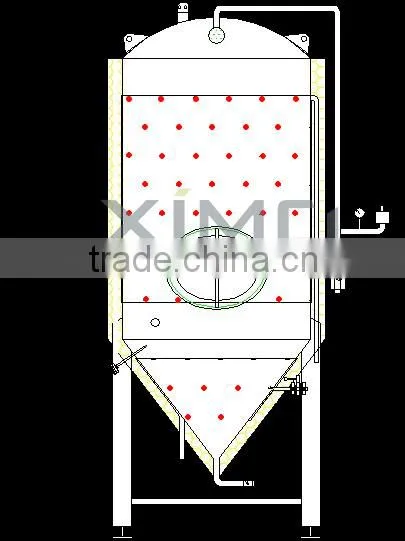 Fermenter for 10hl micro brewery large beer brewery equipment