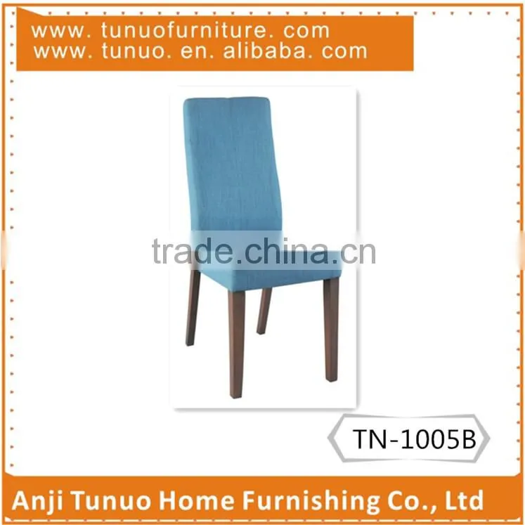 grey cheap fabric high back dining chair, classic hotel dining room furniture