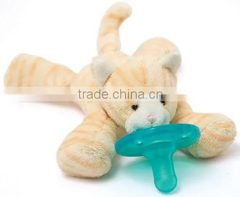 animal pacifier,animal deer pacifier,plush deer animal pacifier