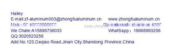 Color coated aluminum sheet
