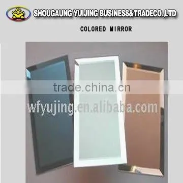 Frameless color mirror for home decoration