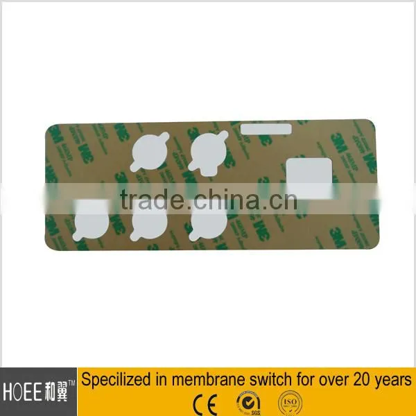 custom self adhesive silk printing polycarbonate label for electronic device