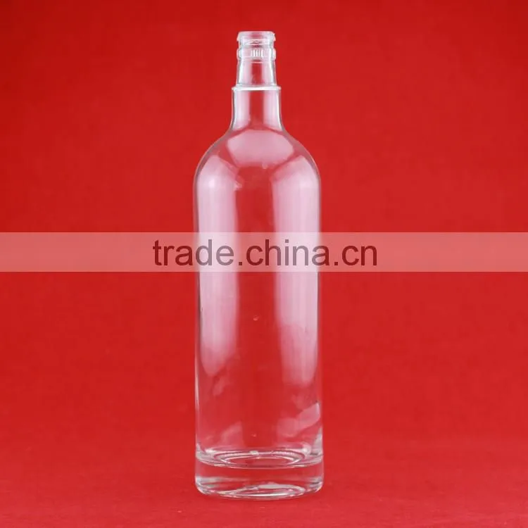 High quality glass ethanol bottle screw mouth bottle cucurbit shape bottle