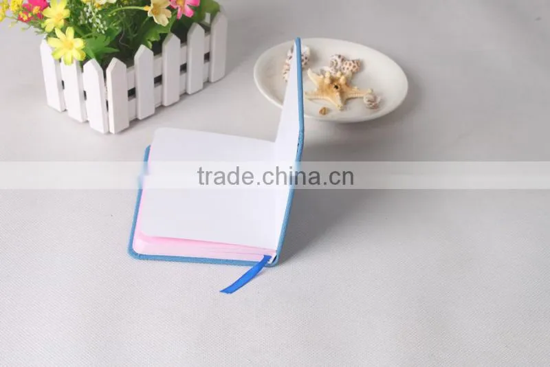 Customize small size leather notebooks cheap pocket notepads