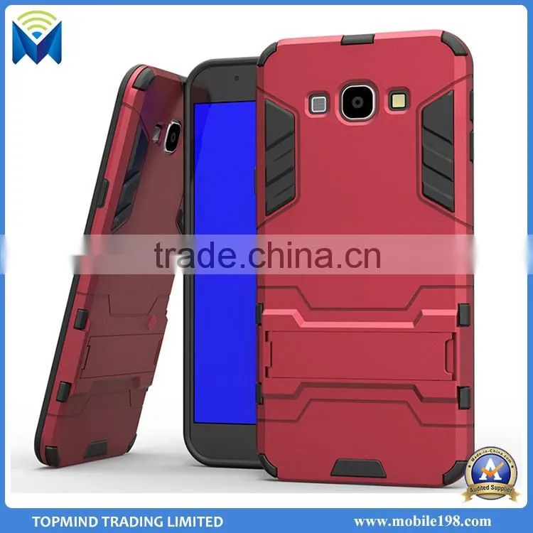 2 in 1 Phone Case PC TPU Hybrid Case with Kickstand for iPhone 6S