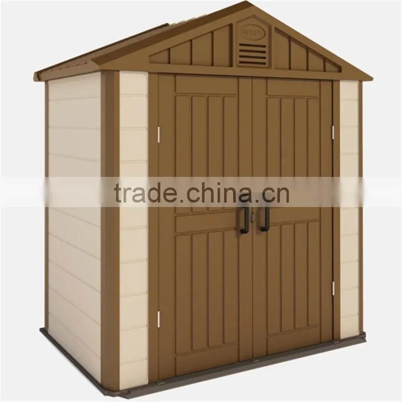 2016 plastic storage shed modular house for garden use