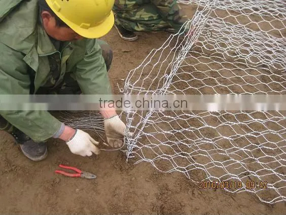6x8cmx2.7mm Galvanized Gabion Box