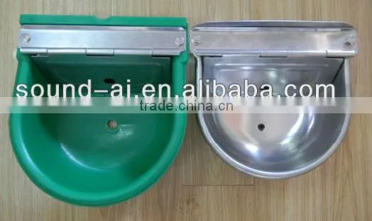 Plastic cattle drinker bowl