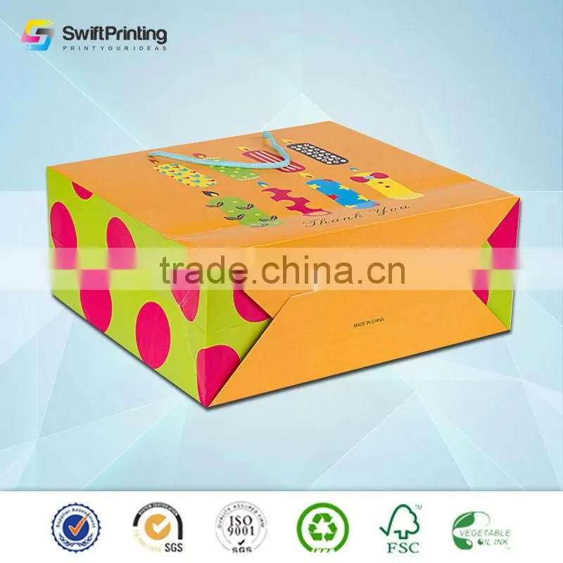 Special new coming paper bag design for gift