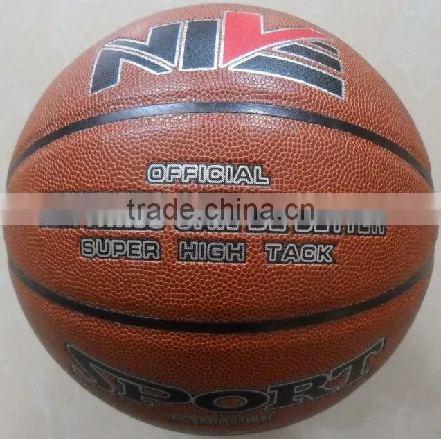 official laminated size 7 PU basketball
