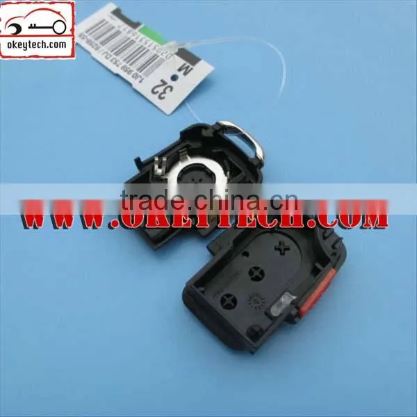 OkeyTech VW 3+1 buttons remote key case part for key cover vw key case for vw