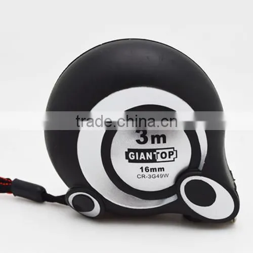 new design self lock magnetic measuring tape,rubber coated tape measure,measure tape
