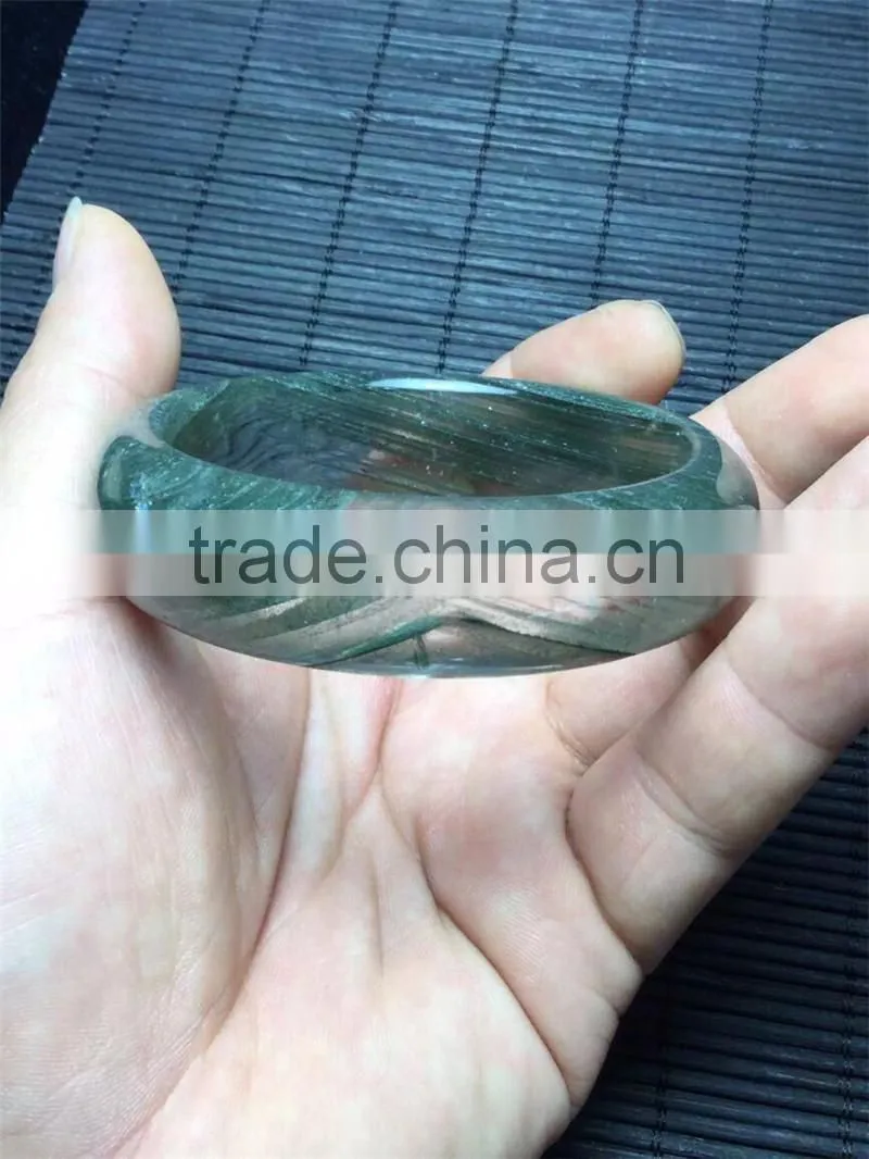 Wholesale Natural Elegent Portable Clear Crystal Carving Bracelet