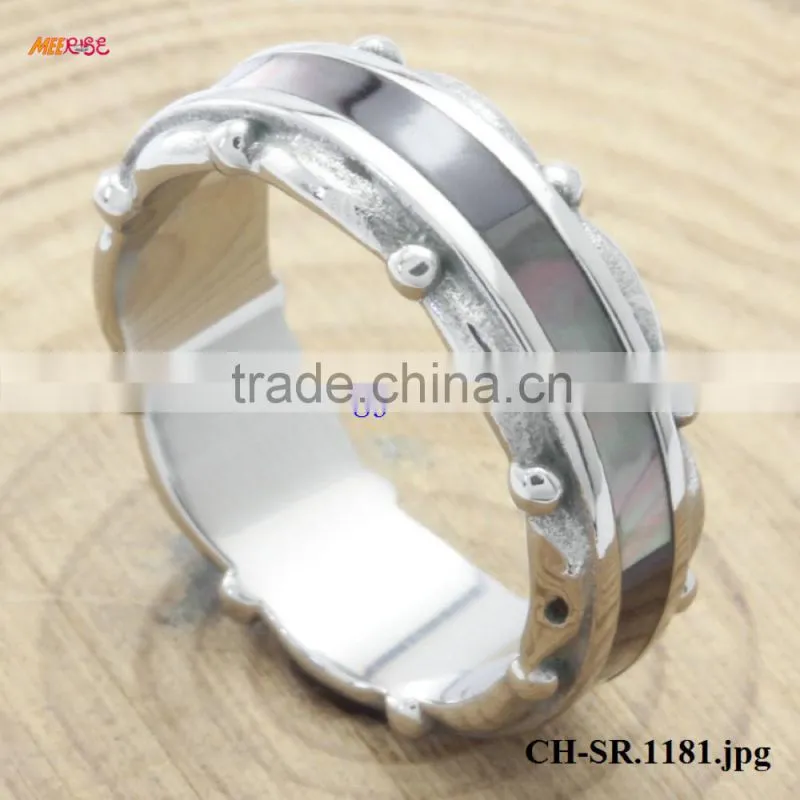 High Quality Sapele-Wood Titanium Ring,Titanium Ring For Men,Wood Inlay Ring