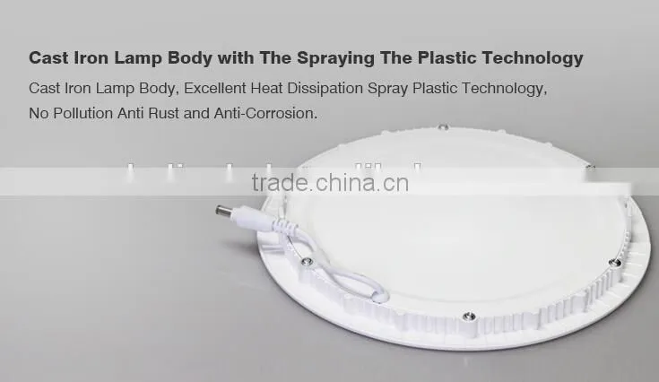 wholesale high quality ce rohs ultra slim 15 watts led panel light round