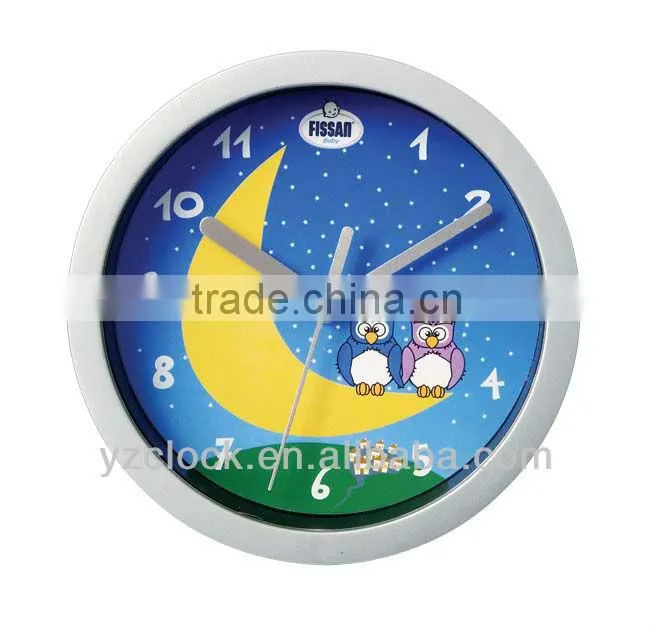 6inches cheap Plastic Round wall clock