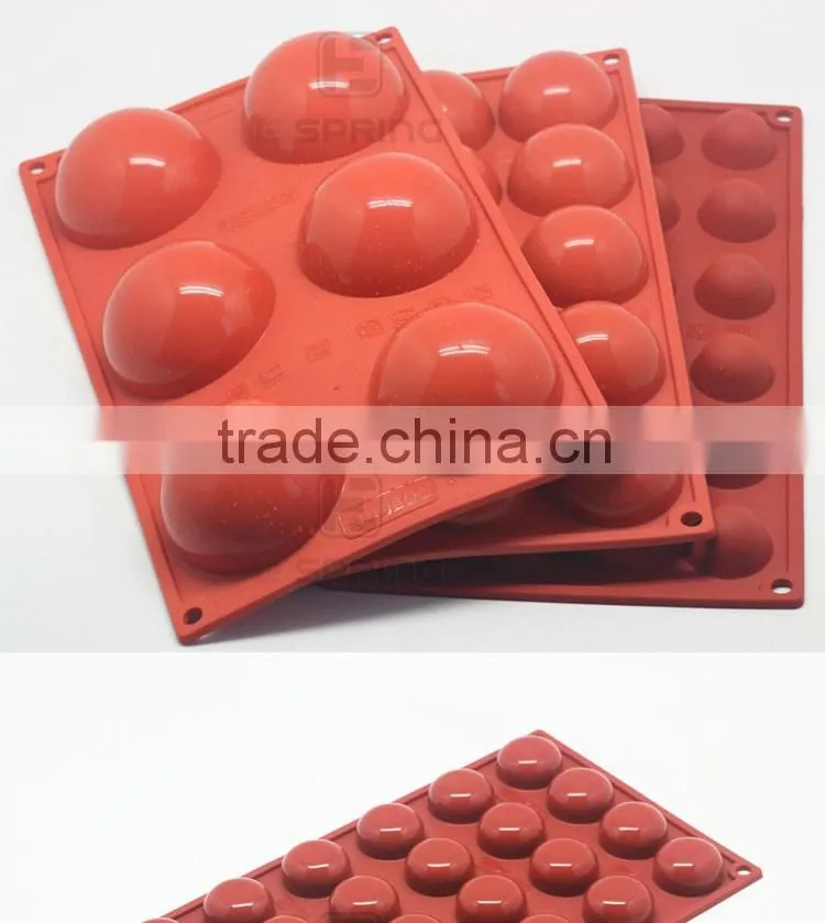 DIY kitchen tools 24 Cavity Round Ball Desert Sphere Mould