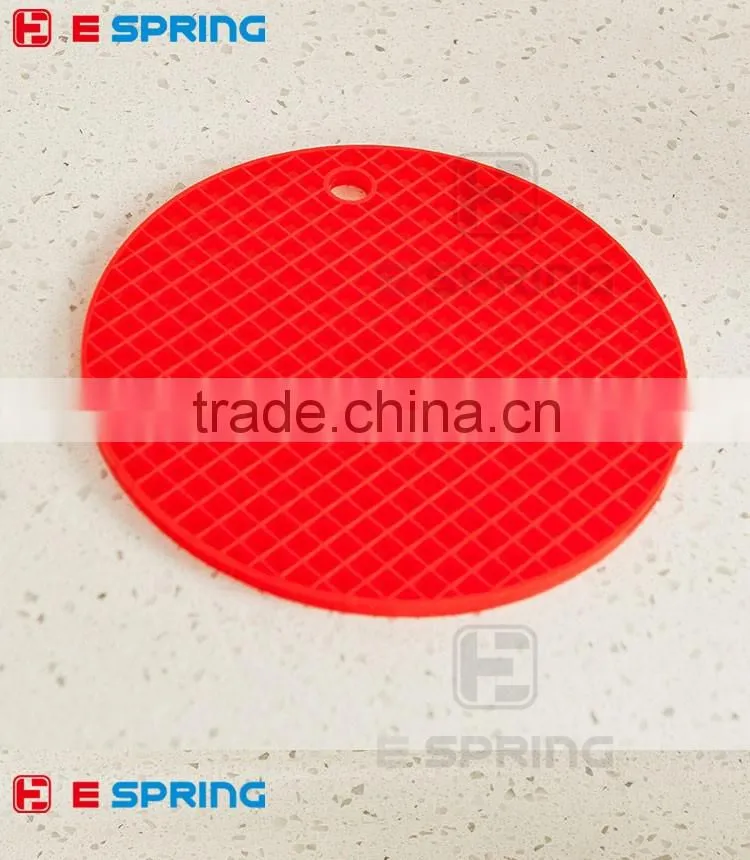 High quality Silicone hot pad/heat resistant silicone mat/silicone coaster