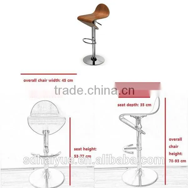 New Wooden Chair with Footrest/Stool Chair/High Bar Stool Chair
