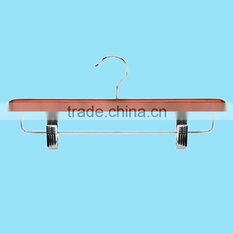 Customed logo natural Wooden Hanger For Clothes
