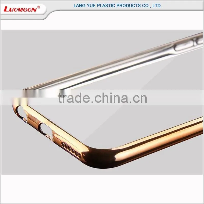 tpu electronplate phone case cover for iphone 4 5 6 7 s se plus