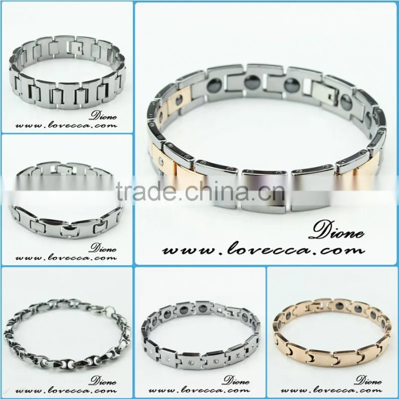 Black tungsten fashion jewelry health blood circulation bracelet for sale