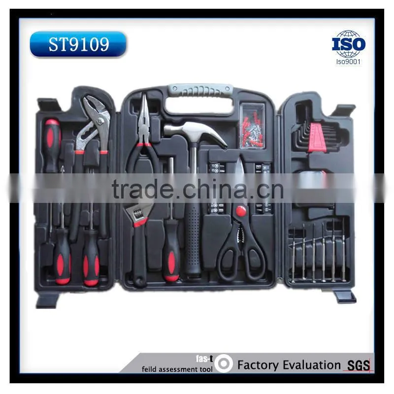133pcs hardware 3 folded blowing buold case hand tool kit