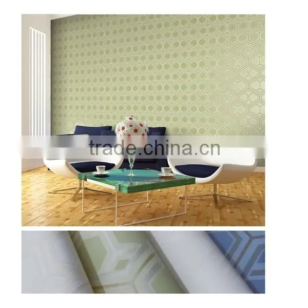 popular mordern pvc vinly wallpaper with abstract painting