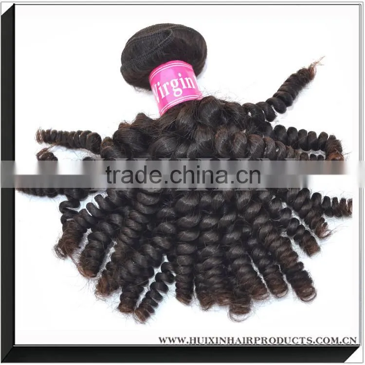 Grade 6a human remy hair extension, clip in curly hair extension