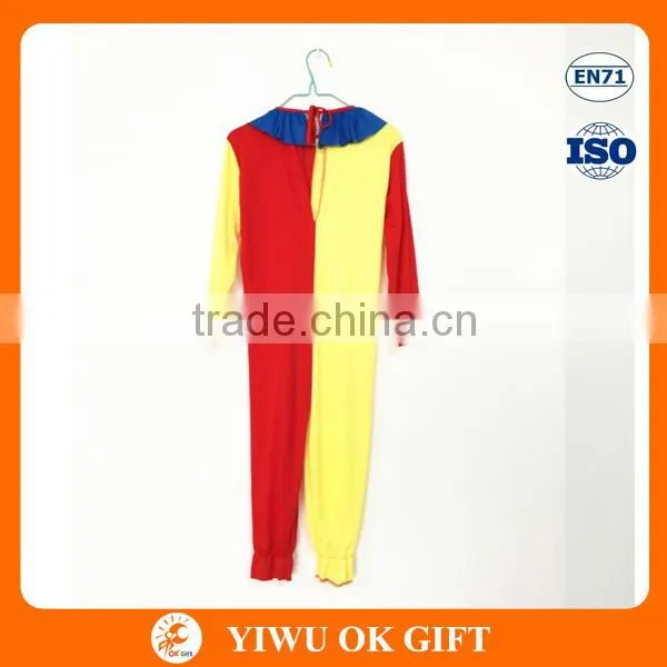 Red and yellow professional clown fancy dress / costumes / clothes