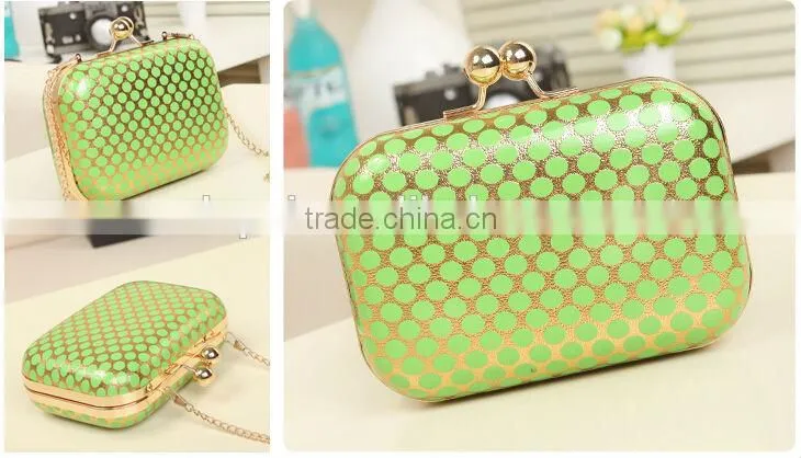 2014 PU leather evening bags fashion clutch Evening Bag
