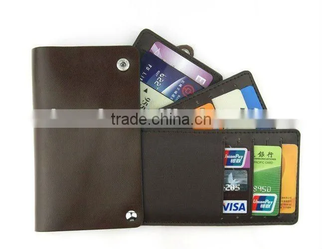 Chinese-style handmade 100 genuine leather credit card holder