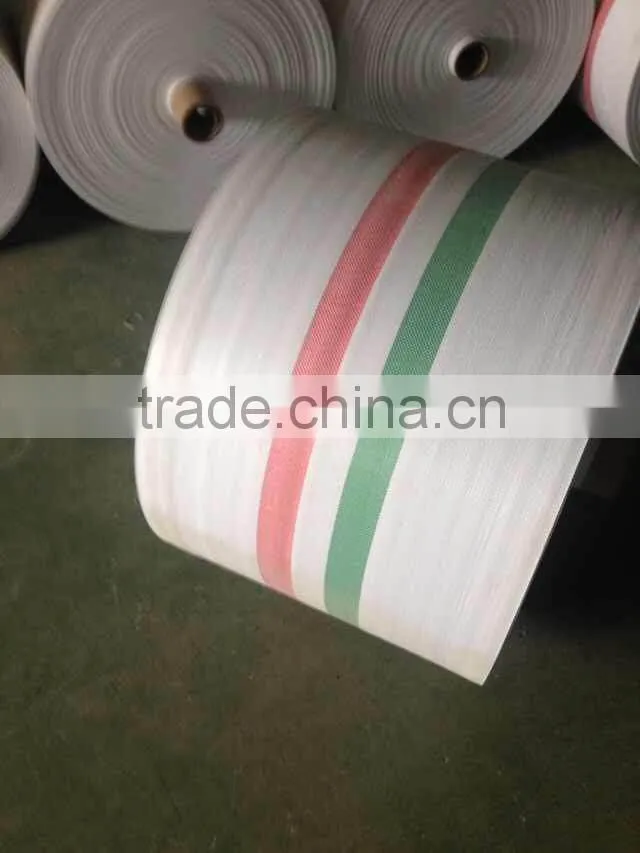China white color custom polypropylene woven sack rolls