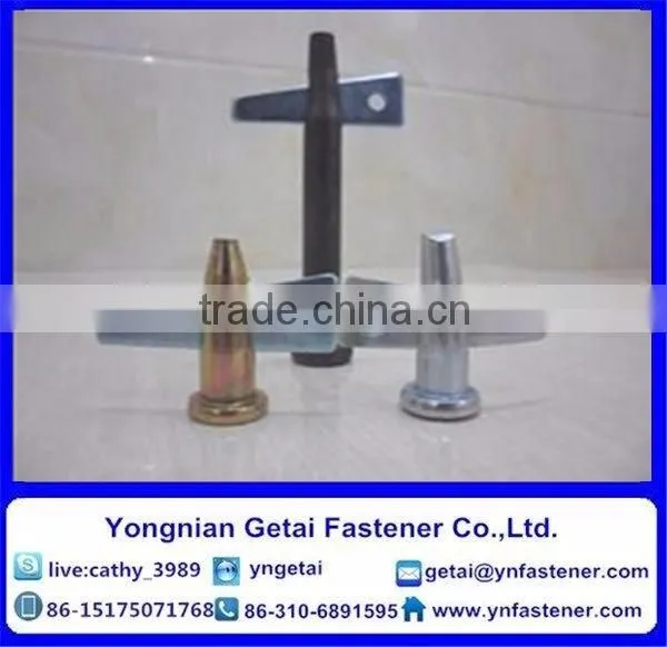 Steel formwork wedge pin zinc plated HDG Grade 4.8