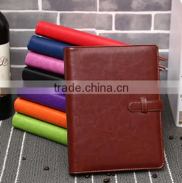 custom leather planner metal ring binder