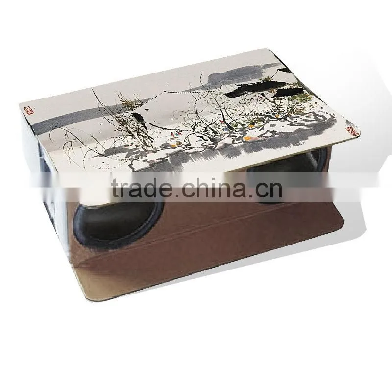 OEM DIY Wholesale folding telescop mini folding paper binoculars