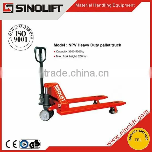 2016 SINOLIFT NPV Heavy Duty Manual Pallet Truck with Good Quality
