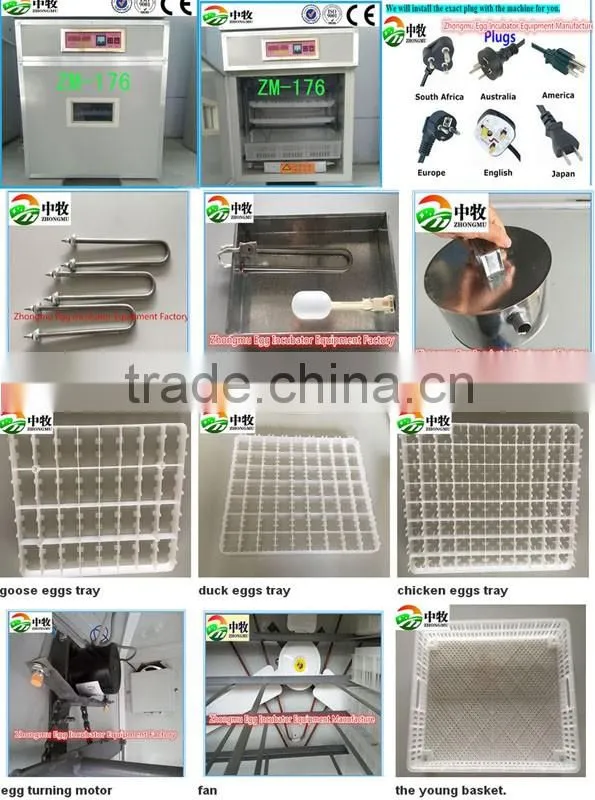 ZM-176 high hatching rate egg incubator for sale